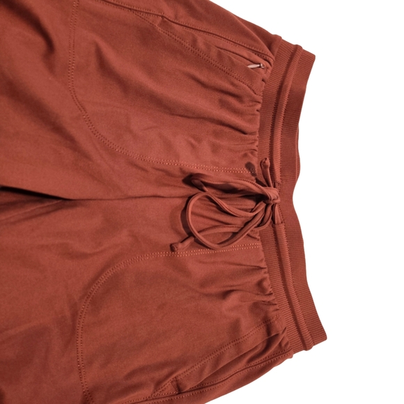 Rachel Zoe Brown Track Pants with Tapered Leg and Elastic Cuffs (New) - Picture 7 of 11